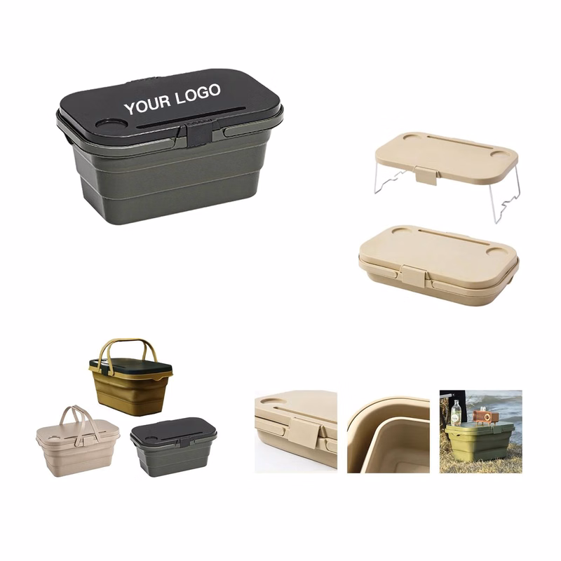 Convertible Picnic Basket with Folding Table Legs