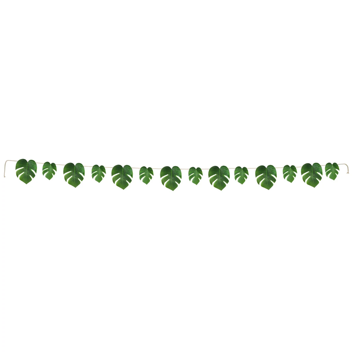 Fabric Tropical Palm Leaves Streamer 1