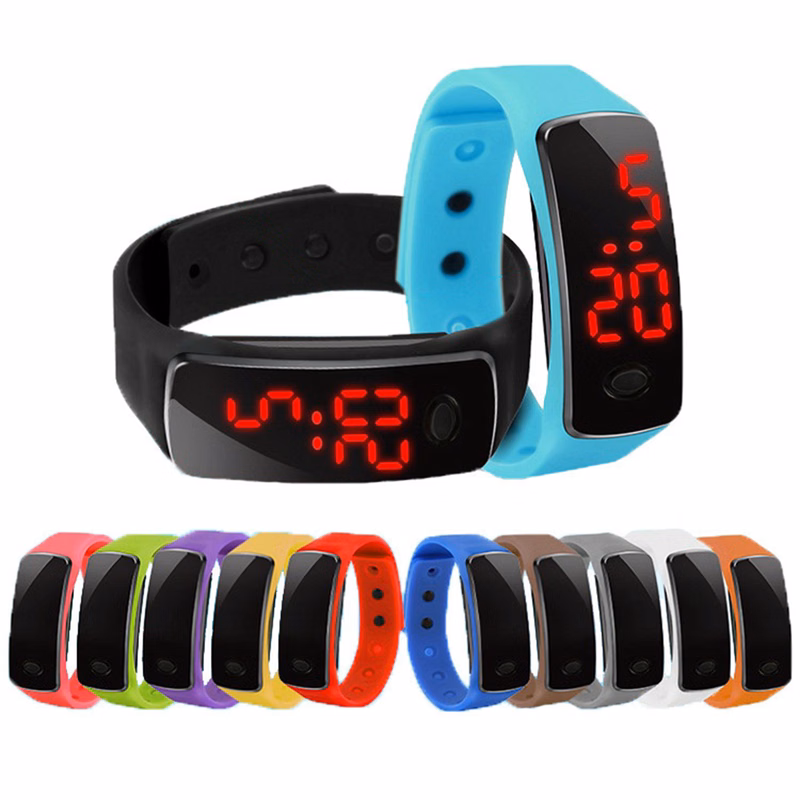 Waterproof Bluetooth Led Screen Heart Rate Fitness Watch