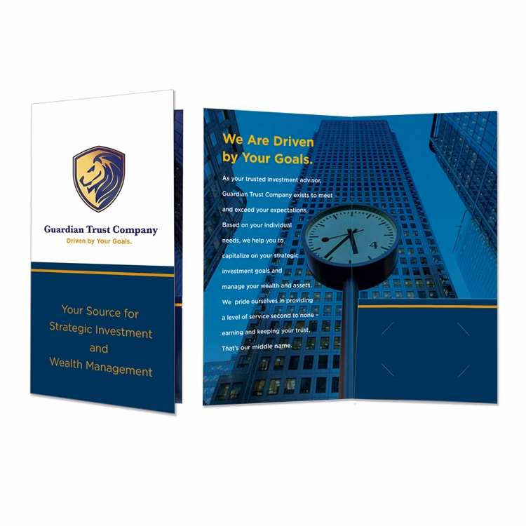 Mid-Size Presentation Folders with One Pocket