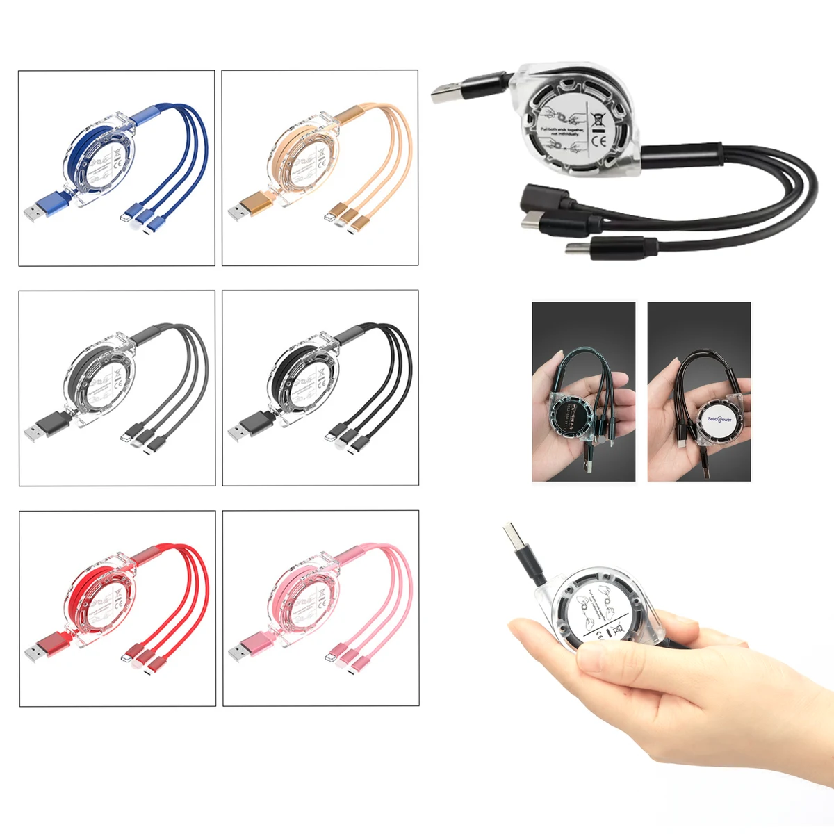 3-in-1 Multiple USB Charge Cord 1