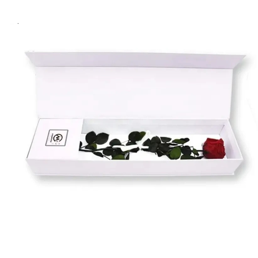 One Rose Packing Cardboard Magnetic Box 1