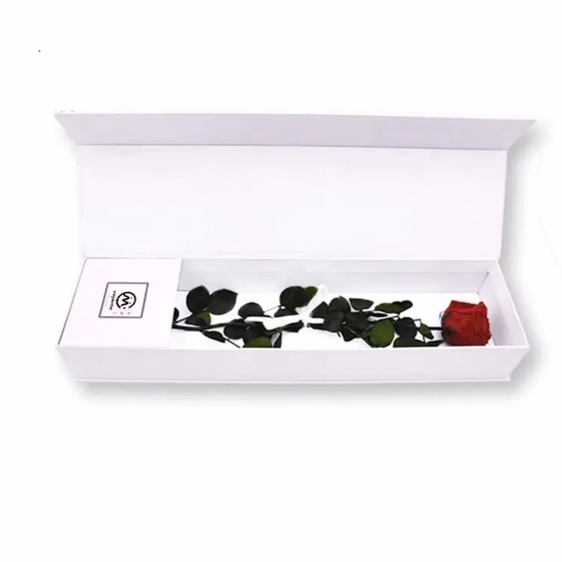 One Rose Packing Cardboard Magnetic Box