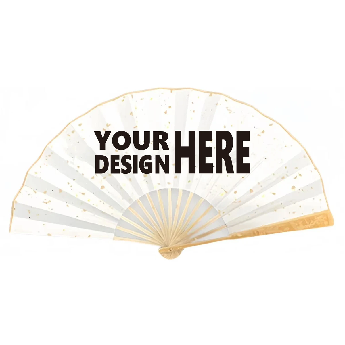 Ancient Fan with Calligraphy Design 1