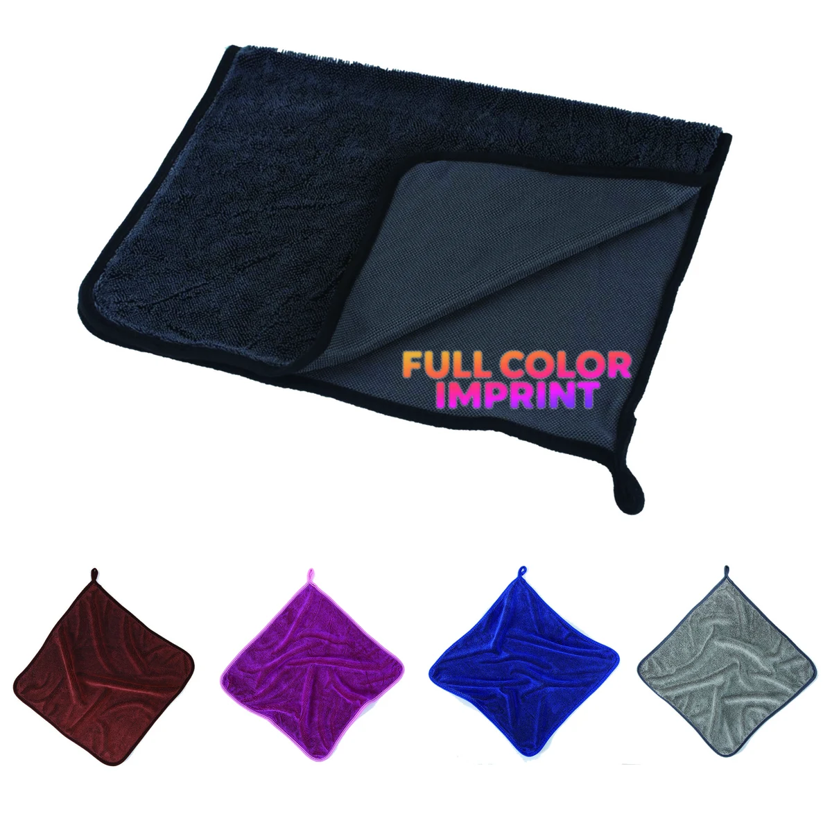 MOQ 50 PCS Full Color Towels Car Washing Cloth 1