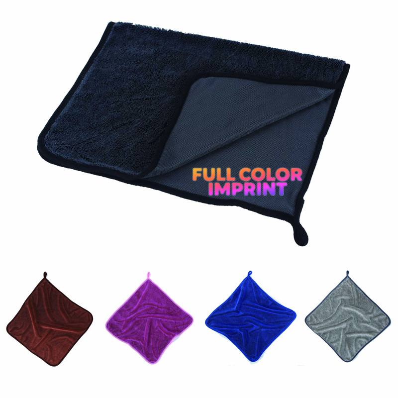 MOQ 50 PCS Full Color Towels Car Washing Cloth
