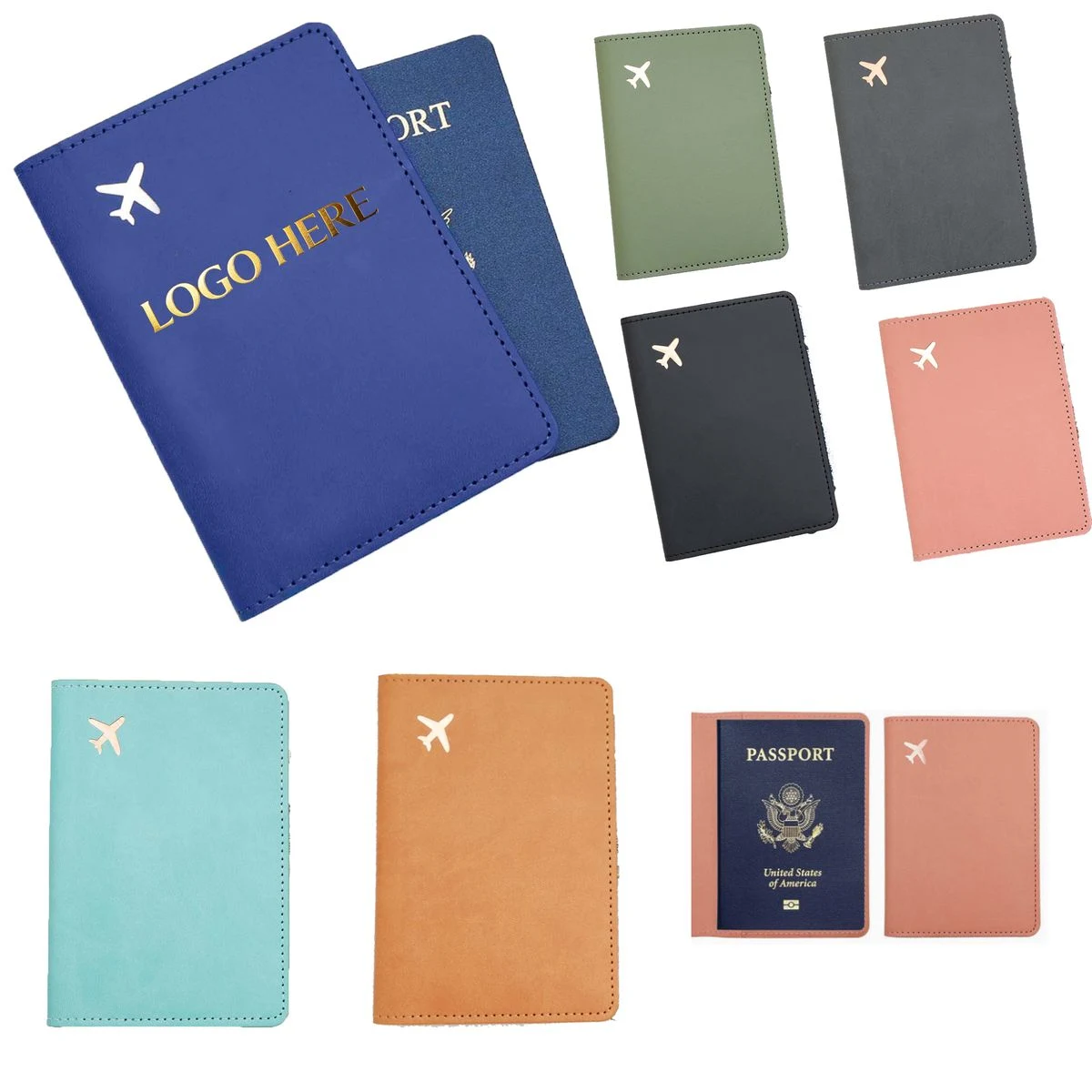 Travel PU Passport Wallet & Document Organizer 1