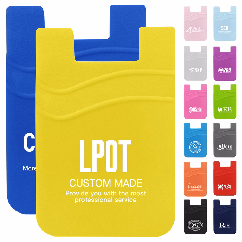 2 Pockets Silicone Phone Wallet