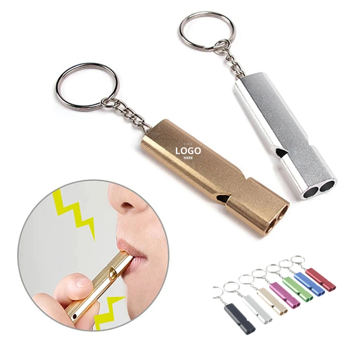 Outdoor Survival Whistles With Key Chains 1