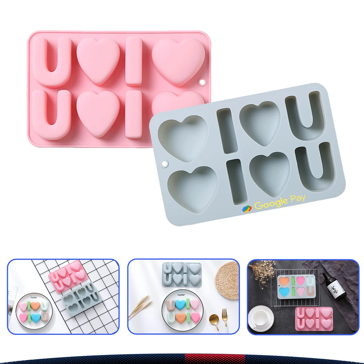 Love Ice Molds 1
