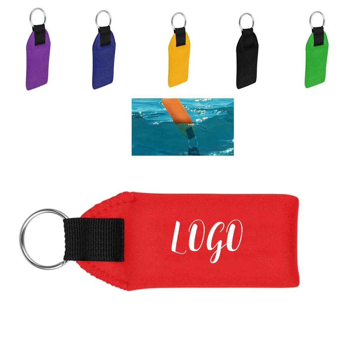 Neoprene Floating Keychain 1