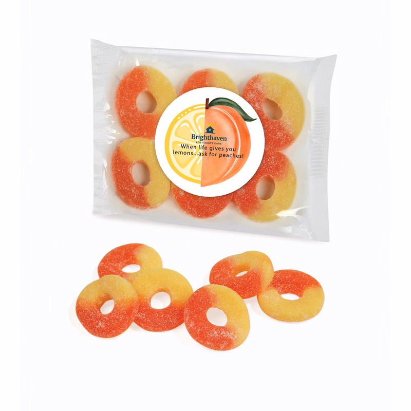 Albanese Gummi Peach Rings
