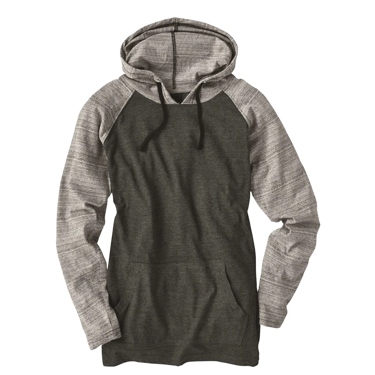 Unisex Yarn-Dyed Hooded Raglan T-Shirt - 8127 1