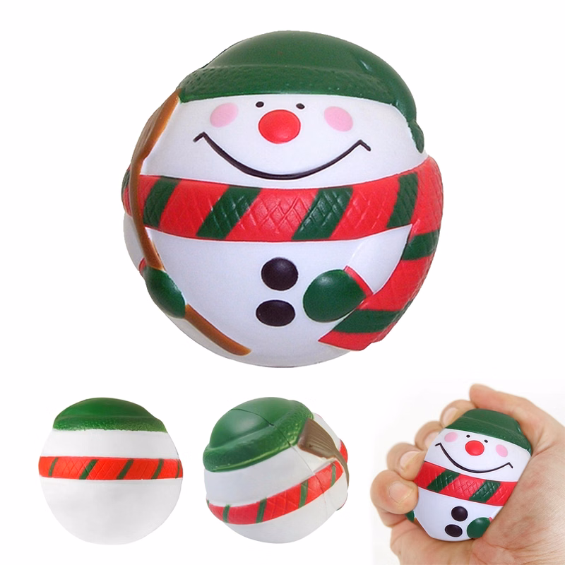 Santa Claus/Snowman Ball Stress Reliever
