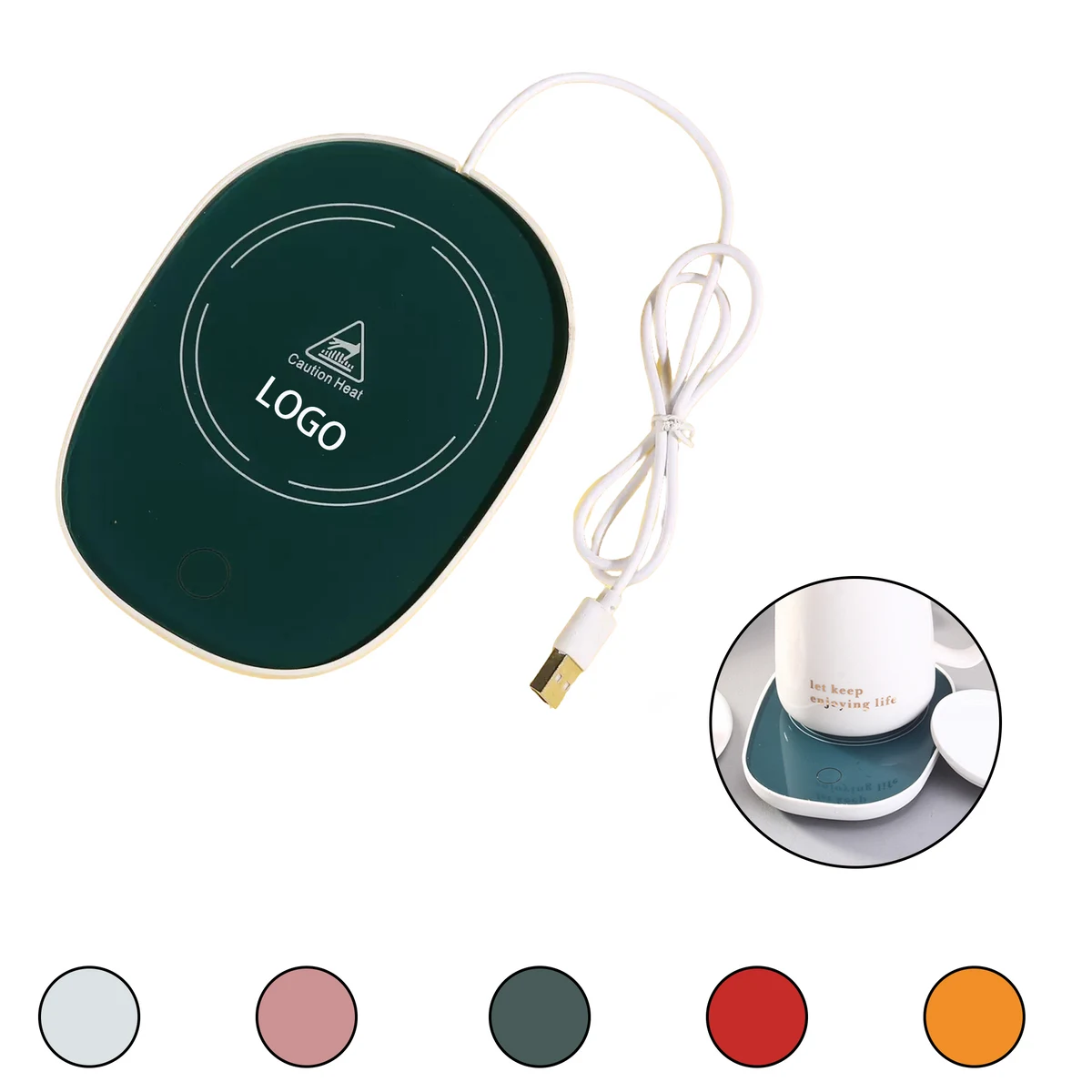 USB Coffee Mug Warmer w/Auto Shut Off 1