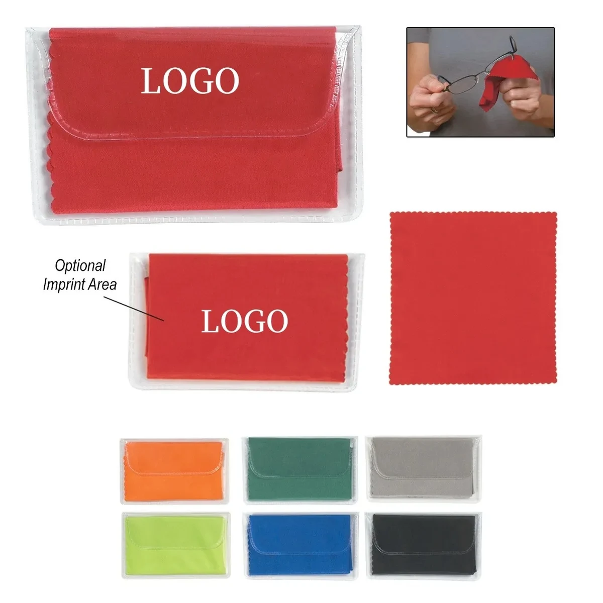 Microfiber Cleaning Cloth In Pouch 1