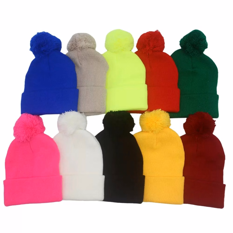 Beanie Hat with Pom