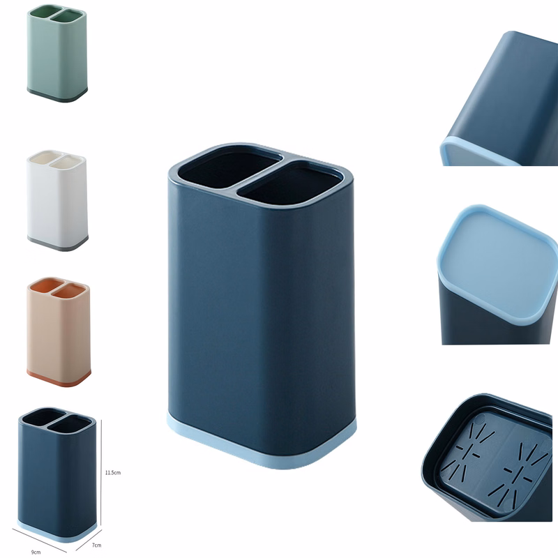 Two Color Splicing Pen Holder