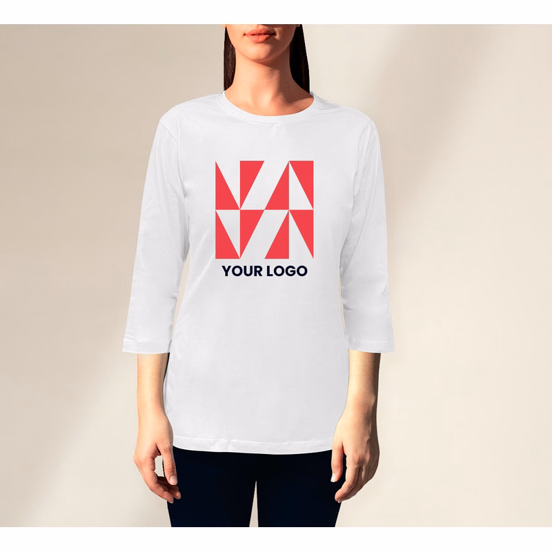 Women's Printed T-Shirt - 3/4 Sleeves