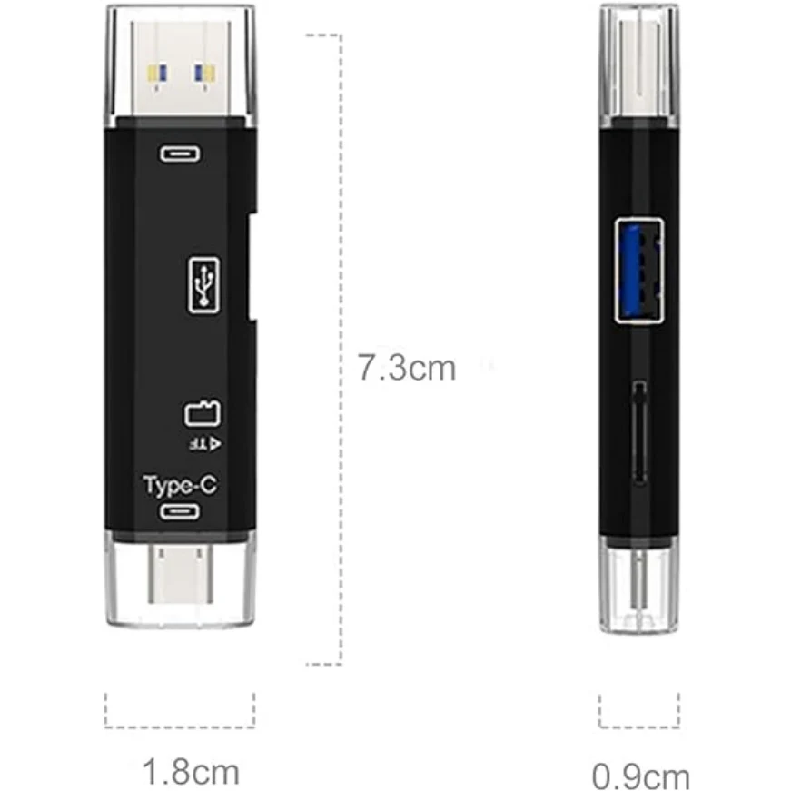 Usb Portable Memory Card Reader Multi purpose Otg Adapter 1