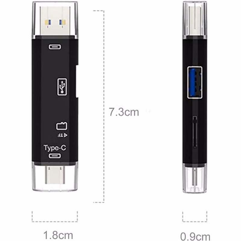 Usb Portable Memory Card Reader Multi purpose Otg Adapter