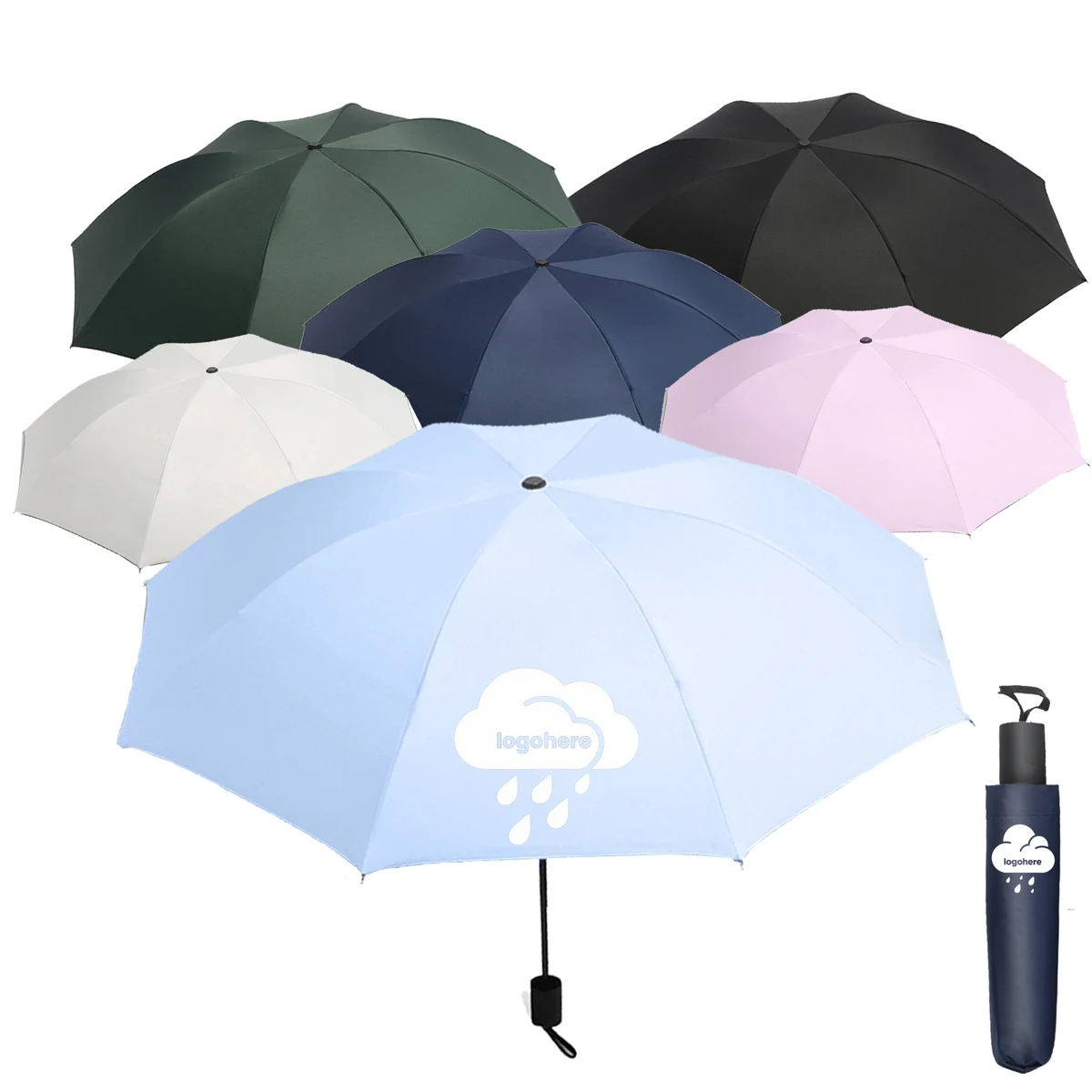 Reverse Umbrella with Logo 1