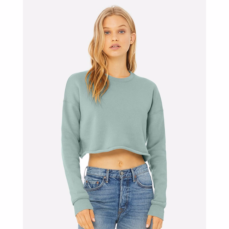 Women's Crop Crewneck Sweatshirt - 7503