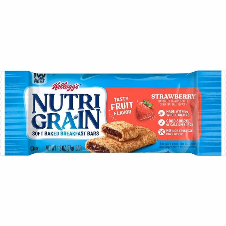 Nutri-Grain Breakfast Bars - Strawberry 1.3 oz 16 Box