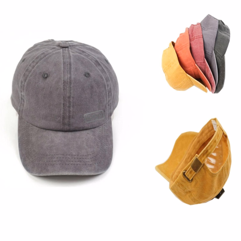 Vintage Washed Distressed Twill Adjustable Hat
