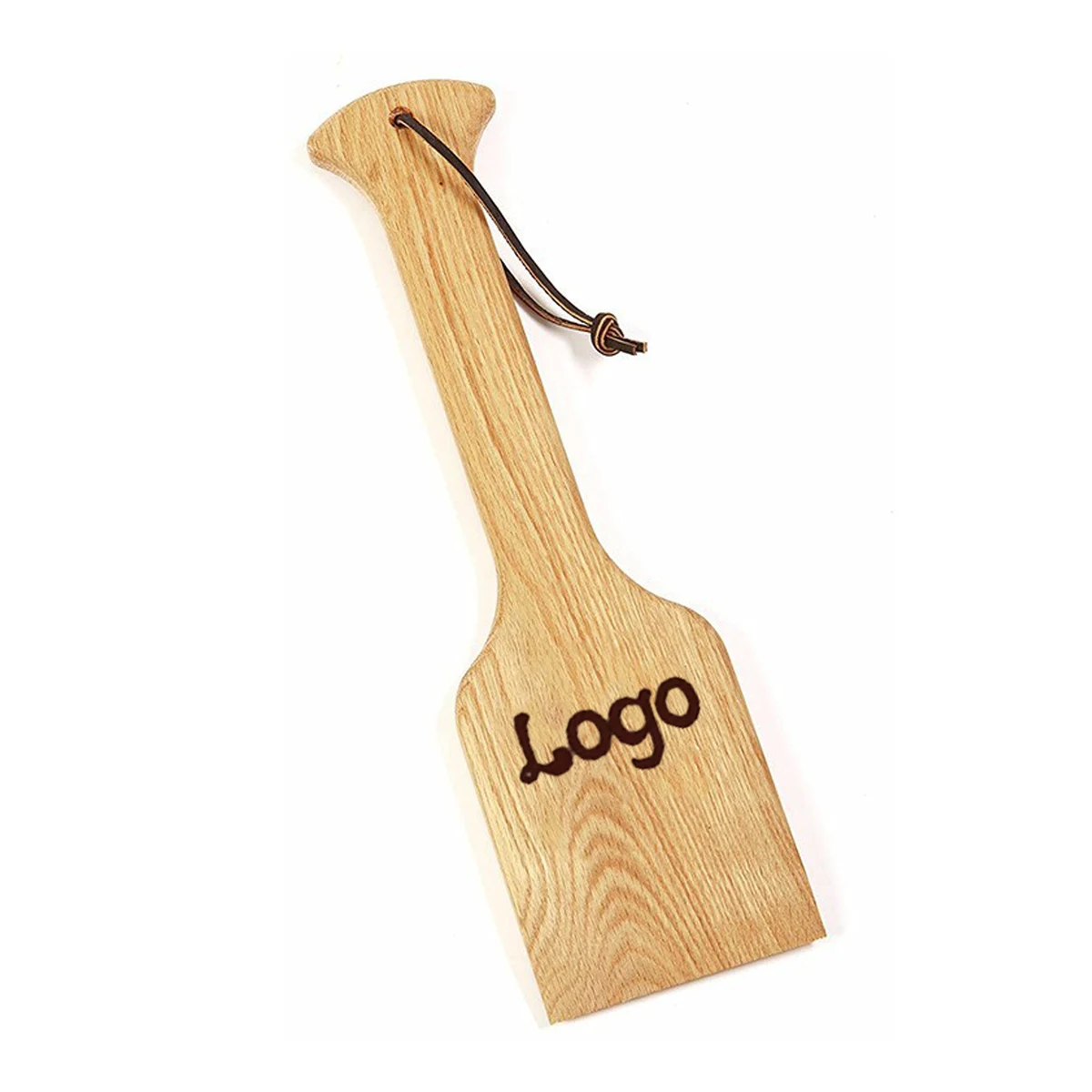 Outdoor Barbecue Cleaning Wooden Spatula 1
