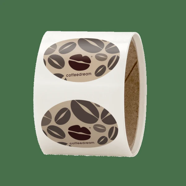 3" x 2" Oval Roll Labels 1