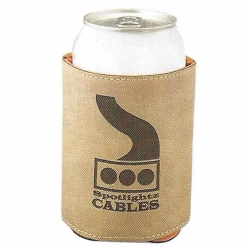 Light Brown Leatherette Beverage Holder