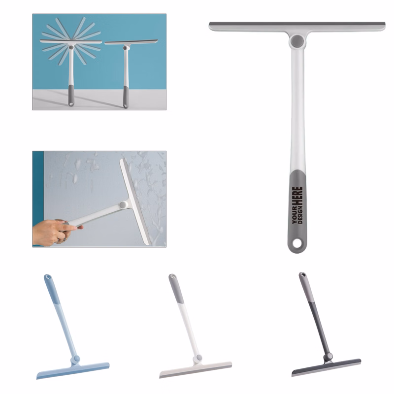 Silicone Shower Squeegee - Non-Slip & Glass Window Compatible