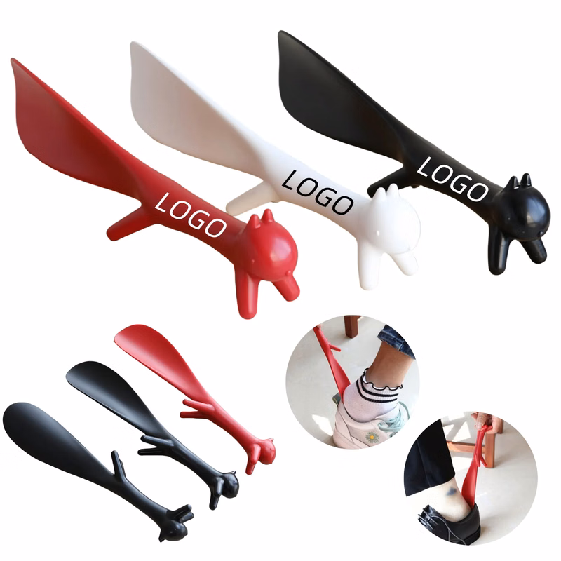 Squirrel Shape Plastic Short Shoe Horn