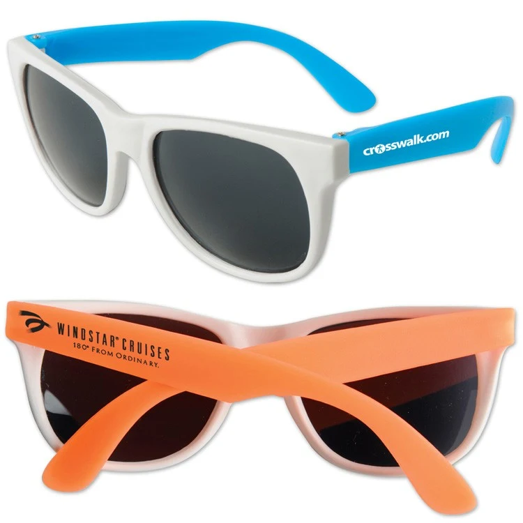Neon Sunglasses w/White Frame 1