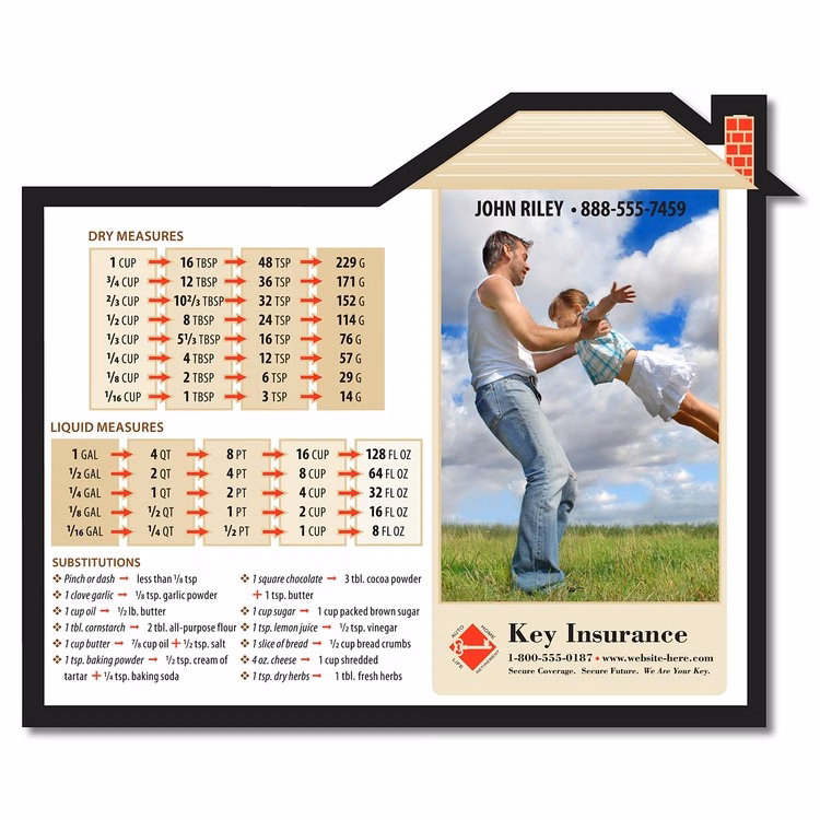 Magnet - House Shape (4.75x3.875) - Outdoor Safe