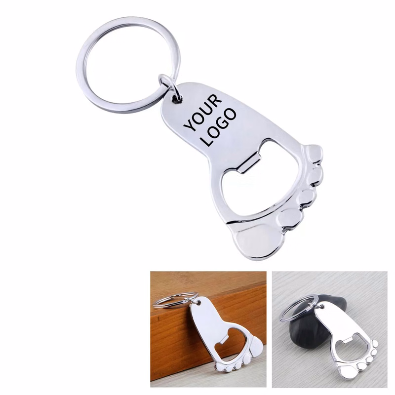 Zinc Alloy Foot Shaped Bottle Opener