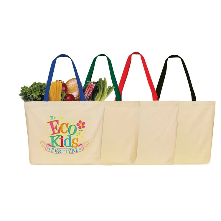 Eco Cotton Tote, custom tote bag with logo imprint 1