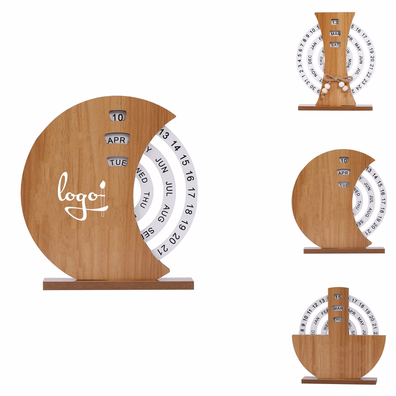 Wooden Perpetual Calendar Block