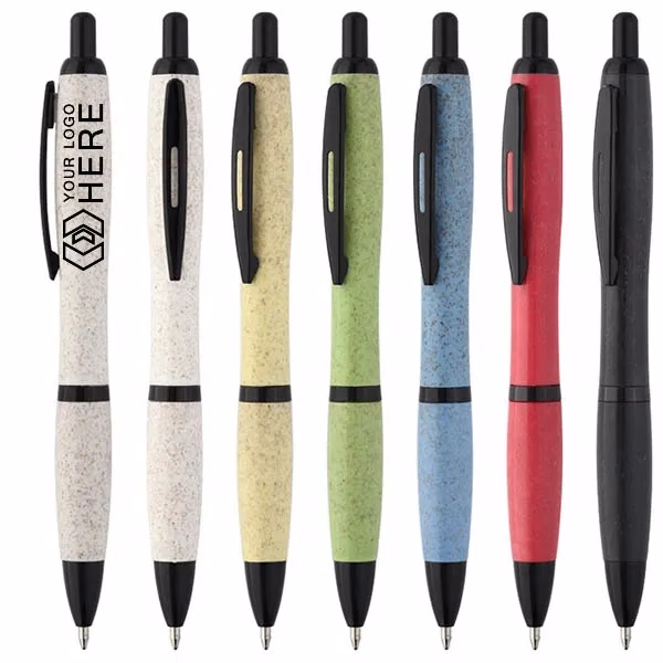 Curvaceous Wheat Straw Fiber Hybrid Pen