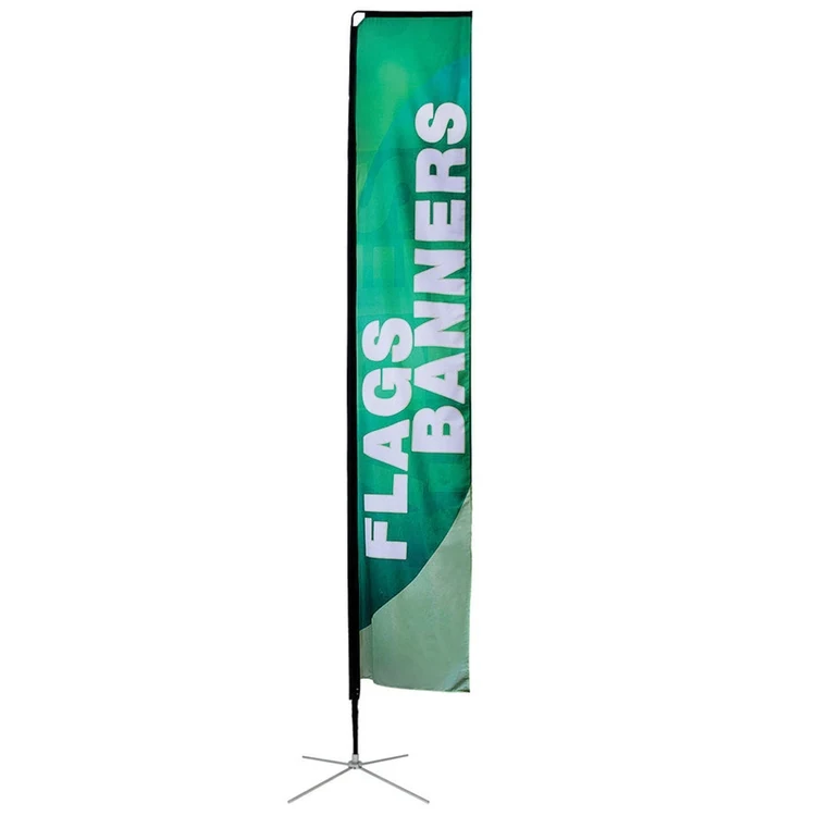 15ft Large Block Flag Single Sided(29"x154") 1