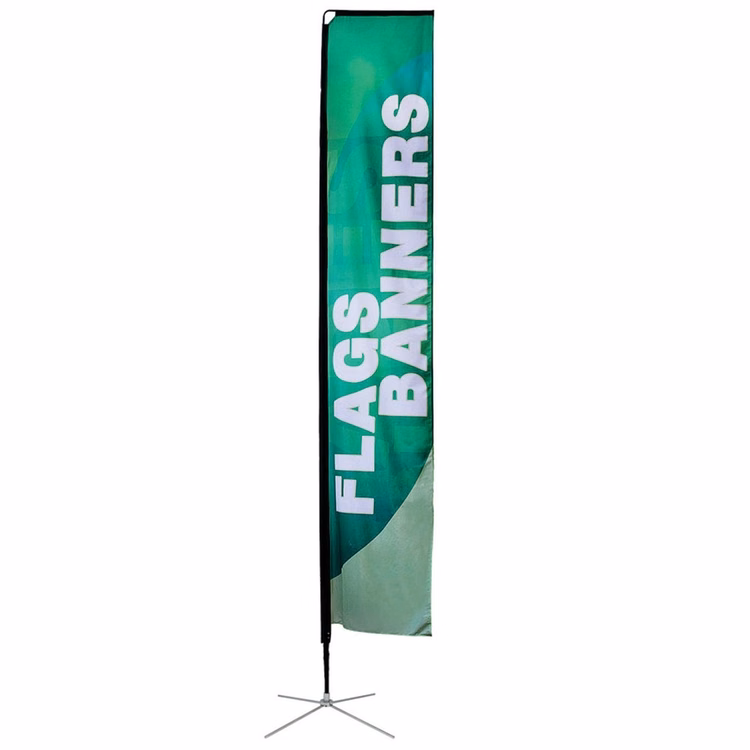 15ft Large Block Flag Double Sided (29"x154")