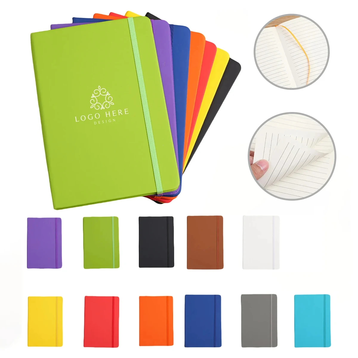 A5 Hardcover PU Business Notebook 1