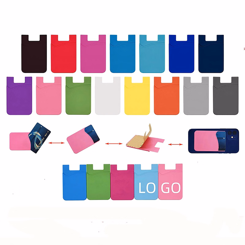Silicone Phone Wallet Card Case