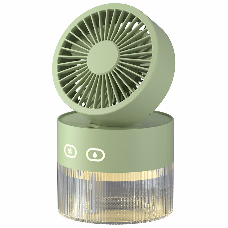 Portable Foldable Mist Fan&LED Night Light