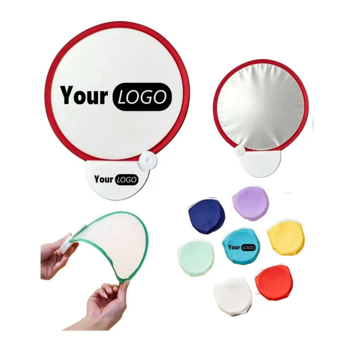 Custom Reflective Foldable Fan 1