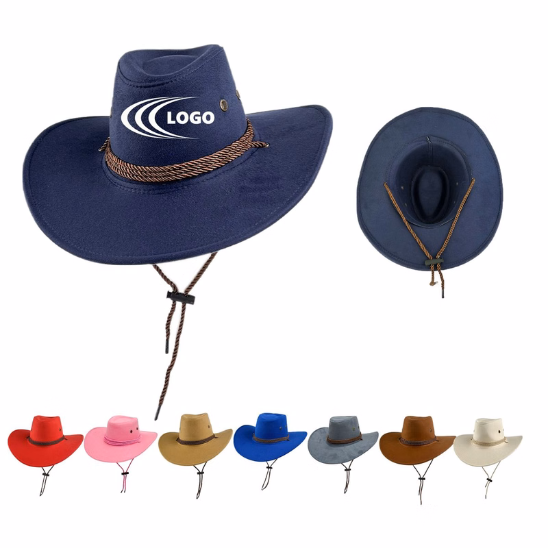 Full Color Western Cowboy Hat with Braided Band