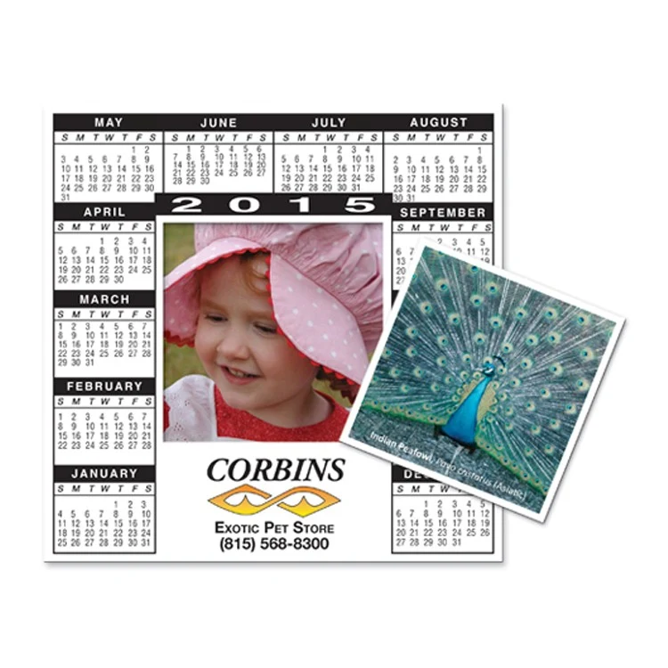 Rectangle Calendar Magnet - Full Color 1