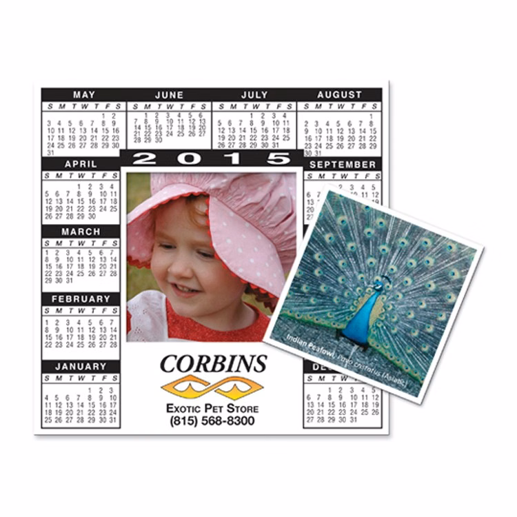Rectangle Calendar Magnet - Full Color