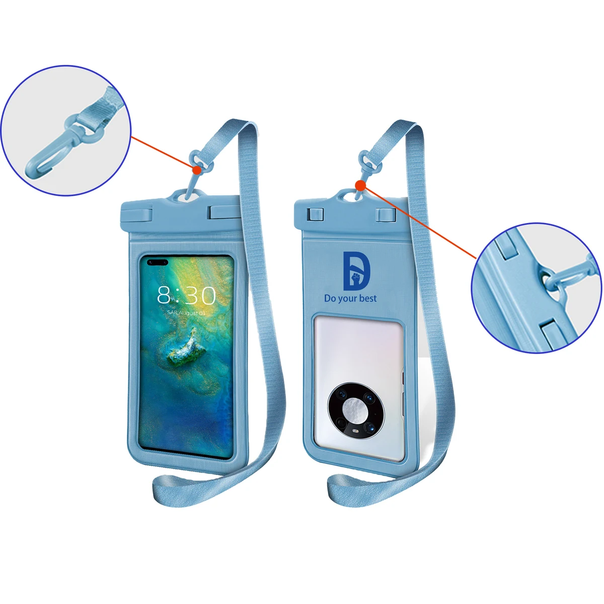 Swimming Phone Protection Case With Neck Strap 1